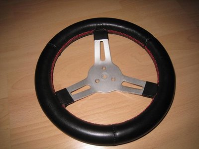 Finished steering Wheel