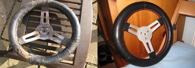 Steering Wheel Before After Comparision
